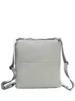 MANDARINA DUCK MELLOW Sacca Zaino In Pelle -borsa alla moda negozio mandarina duck mellow sacca zaino in pelle pearl 8032803776440 3