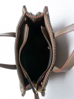 MANILA GRACE Borsa A Mano Con Tracolla -borsa alla moda negozio manila grace borsa a mano con tracolla tortora 8052670004521 3