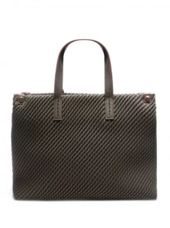 MANILA GRACE Borsa A Mano Con Tracolla -borsa alla moda negozio manila grace borsa a mano con tracolla tortora 8052670004521 4