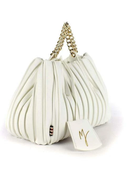 MANILA GRACE JASMINE Plissè Borsa A Mano, Con Tracolla 2 MANILA GRACE JASMINE Plissè Borsa A Mano, Con Tracolla - immagine 2