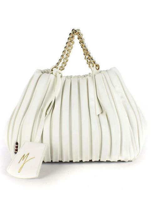 MANILA GRACE JASMINE Plissè Borsa A Mano, Con Tracolla 3 MANILA GRACE JASMINE Plissè Borsa A Mano, Con Tracolla - immagine 3