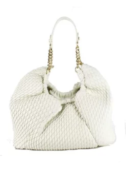 MANILA GRACE TULIP Sacca Morbida A Spalla 7 MANILA GRACE TULIP Sacca Morbida A Spalla -borsa alla moda negozio manila grace tulip sacca morbida a spalla bianco 8052670232658 3