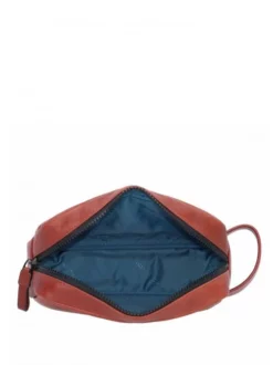 PIQUADRO HARPER Beauty Case In Pelle -borsa alla moda negozio piquadro harper beauty case in pelle cuoio 8024671596732 2