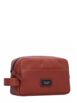 PIQUADRO HARPER Beauty Case In Pelle