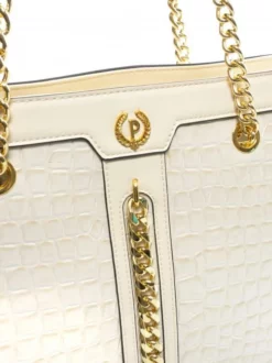 POLLINI COCCO LUX Borsa A Mano Manici Catena