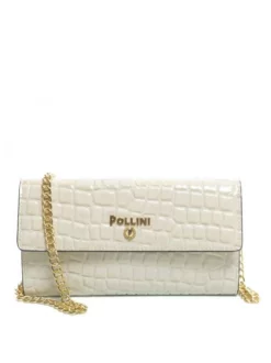 POLLINI COCCO LUX Pochette Con Tracolla In Metallo
