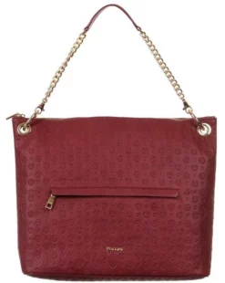 POLLINI Embossed Heritage Borsa A Spalla, Con Tracolla E Portachiavi 7 POLLINI Embossed Heritage Borsa A Spalla, Con Tracolla E Portachiavi -borsa alla moda negozio pollini embossed heritage borsa a spalla con tracolla e portachiavi bordeaux 8054653920767 2