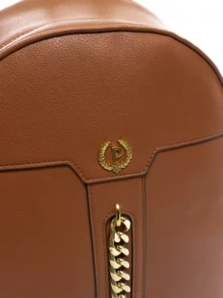 POLLINI GRAINED Zaino Con Catena -borsa alla moda negozio pollini grained zaino con catena cuoio 8059022237231 3