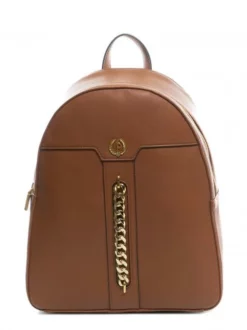 POLLINI GRAINED Zaino Con Catena -borsa alla moda negozio pollini grained zaino con catena cuoio 8059022237231 4