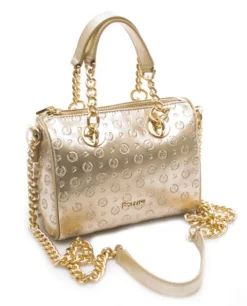 POLLINI HERITAGE EMBOSSED Mini Bauletto Con Tracolla