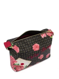 POLLINI HERITAGE MY AMOR Borsa A Tracolla -borsa alla moda negozio pollini heritage my amor borsa a tracolla nero 8058051461655 5