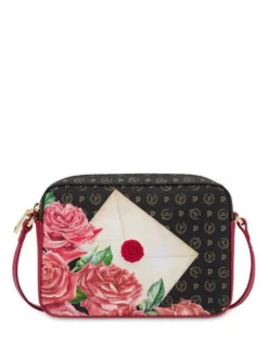 POLLINI HERITAGE MY AMOR Borsa Piccola A Tracolla -borsa alla moda negozio pollini heritage my amor borsa piccola a tracolla nero 8058051461693 3