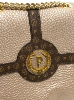 POLLINI SOFT PLAIN Zaino Con Flap -borsa alla moda negozio pollini soft plain zaino con flap oro marrone 8059965333281 4