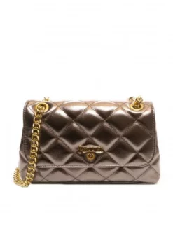 POLLINI WALTZER NIGHT LAMINATED Borsa A Spalla Matelassé -borsa alla moda negozio pollini waltzer night laminated borsa a spalla matelasse fucile 8058051045978 3