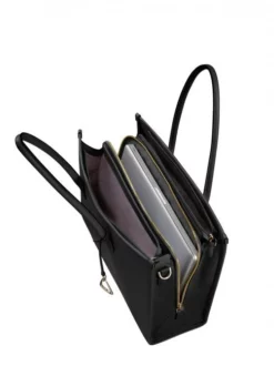 SAMSONITE NEVERENDING Borsa A Spalla, Con Tracolla -borsa alla moda negozio samsonite neverending borsa a spalla con tracolla deep black 5400520200983 3