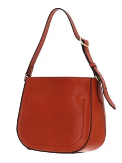 THE BRIDGE BETTINA Borsa A Spalla In Pelle -borsa alla moda negozio the bridge bettina borsa a spalla in pelle rust abb oro 8033748519901 3