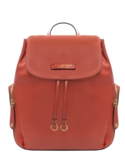 THE BRIDGE CARLOTTA Zaino In Pelle 6 THE BRIDGE CARLOTTA Zaino In Pelle -borsa alla moda negozio the bridge carlotta zaino in pelle salmone abb oro 8033748526770 2