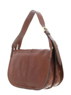 THE BRIDGE CLAUDIA Borsa A Spalla In Pelle -borsa alla moda negozio the bridge claudia borsa a spalla in pelle marrone 8033748528361 3