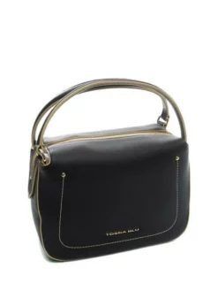 TOSCA BLU AURORA Borsa A Mano In Pelle -borsa alla moda negozio tosca blu aurora borsa a mano in pelle nero 8050035467509 3