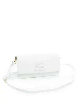 TOSCA BLU JULIA Pochette Con Tracolla, In Pelle 6 TOSCA BLU JULIA Pochette Con Tracolla, In Pelle -borsa alla moda negozio tosca blu julia pochette con tracolla in pelle bianco 8050035511936 2