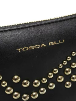 TOSCA BLU NIZZA Tracolla Tre Scomparti Con Borchie -borsa alla moda negozio tosca blu nizza tracolla tre scomparti con borchie nero 8050035382185 4