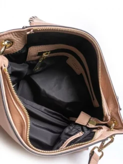 TOSCA BLU PEONIA Borsa Tracolla Con Pattina -borsa alla moda negozio tosca blu peonia borsa tracolla con pattina cipria 8050035328190 3