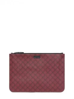 TRUSSARDI MONOGRAM Architectural Pochette Piatta A Mano