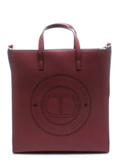TWINSET LOGO FORELLATO Shopper Verticale Con Tracolla 9 TWINSET LOGO FORELLATO Shopper Verticale Con Tracolla -borsa alla moda negozio twinset logo forellato shopper verticale con tracolla lampone scuro 8051735892141 4
