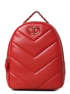 TWINSET MATELASSE Zaino 6 TWINSET MATELASSE Zaino -borsa alla moda negozio twinset matelasse zaino papavero 8052860545346 2