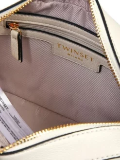 TWINSET SMALL BELT Camera Case Con Cinturino -borsa alla moda negozio twinset small belt camera case con cinturino avorio 8052860545810 3