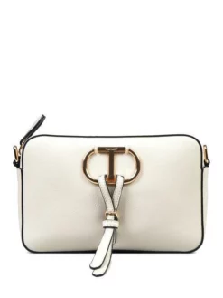 TWINSET SMALL BELT Camera Case Con Cinturino -borsa alla moda negozio twinset small belt camera case con cinturino avorio 8052860545810 4