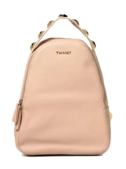 TWINSET SQUARED STUDS Zaino Con Borchie E Zip