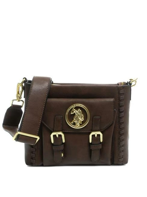 U.S. POLO ASSN. COUNTRYSIDE Mini Satchel Bag -borsa alla moda negozio u s polo assn countryside mini satchel bag dark brown 8052792116904