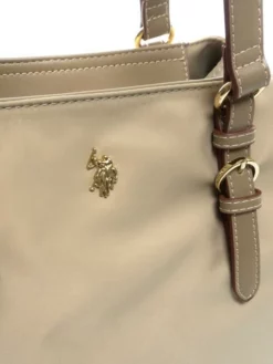 U.S. POLO ASSN. HOUSTON Borsa A Spalla -borsa alla moda negozio u s polo assn houston borsa a spalla light taupe 8052792932047 3