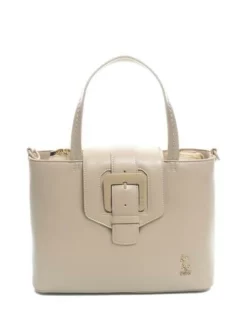 U.S. POLO ASSN. RIDGE Tote Bag Con Flap -borsa alla moda negozio u s polo assn ridge tote bag con flap beige 8052792116386 3