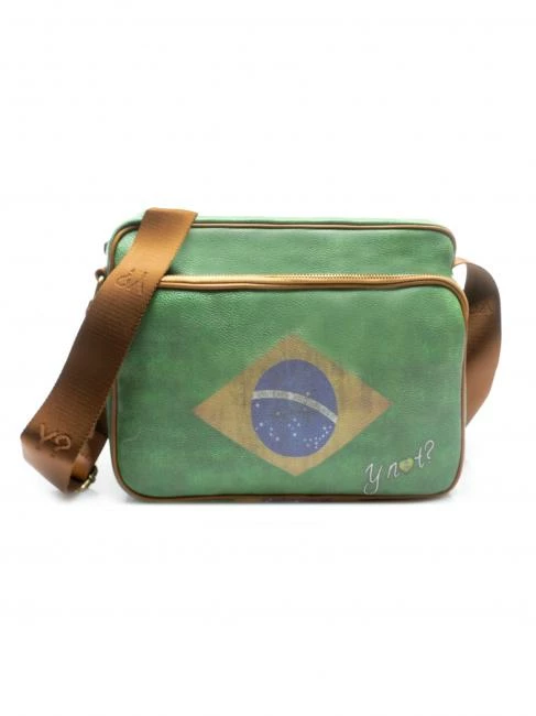 YNOT FLAG VINTAGE Borsa A Tracolla Media Con Tasca 1 YNOT FLAG VINTAGE Borsa A Tracolla Media Con Tasca