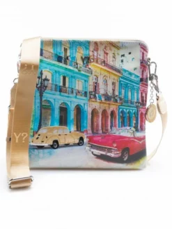 YNOT POP Borsa A Tracolla Piatta -borsa alla moda negozio ynot pop borsa a tracolla piatta cuba 8059392089676 3