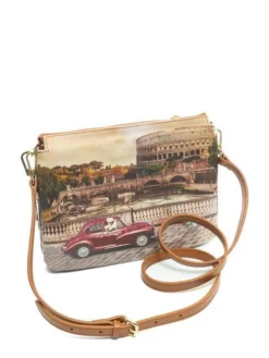 YNOT YESBAG Flap Bag CON TRACOLLA -borsa alla moda negozio ynot yesbag flap bag con tracolla roma vintage 8059392180588 4
