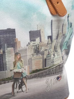 YNOT YESBAG M Shopping Bag A Spalla -borsa alla moda negozio ynot yesbag m shopping bag a spalla big apple 8058093679858 3