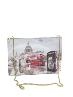 YNOT YESBAG Pochette Con Catenella 7 YNOT YESBAG Pochette Con Catenella -borsa alla moda negozio ynot yesbag pochette con catenella london rainbow 8059392184012 2