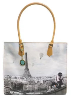 YNOT YESBAG Tote Bag Grande -borsa alla moda negozio ynot yesbag tote bag grande ciel de paris 8059392139180 2