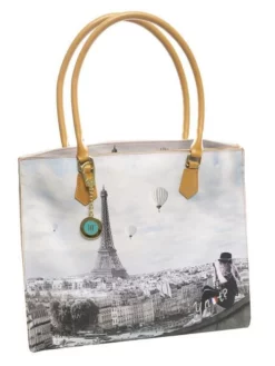 YNOT YESBAG Tote Bag Grande -borsa alla moda negozio ynot yesbag tote bag grande ciel de paris 8059392139180 3