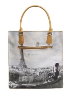 YNOT YESBAG Vertical Bag A Mano, Con Tracolla -borsa alla moda negozio ynot yesbag vertical bag a mano con tracolla ciel de paris 8059392139203 3